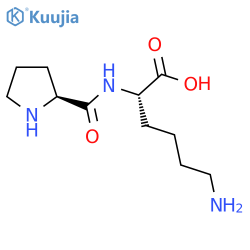 H-Pro-Lys-OH acetate salt structure