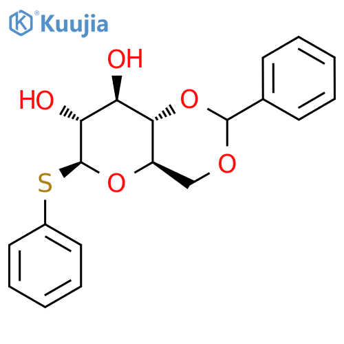 Phenyl4,6-O-benzylidene-1-thio-beta-D-glucopyranoside structure
