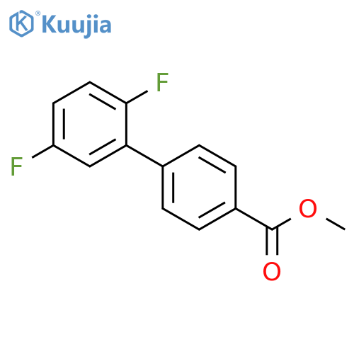 methyl 4-(2,5-difluorophenyl)benzoate structure