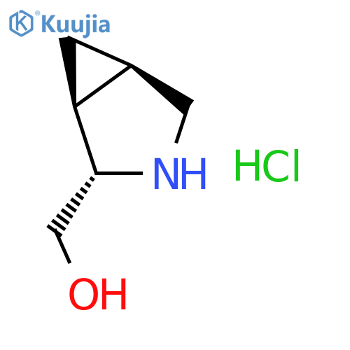 [rel-(1S,2S,5R)-3-azabicyclo[3.1.0]hexan-2-yl]methanol structure