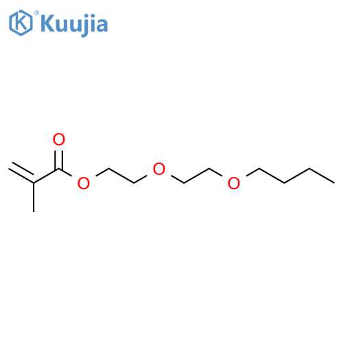 2-Propenoic acid,2-methyl-, 2-(2-butoxyethoxy)ethyl ester structure