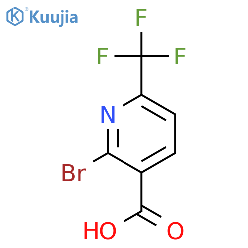 2-Bromo-6-(trifluoromethyl)nicotinic Acid structure