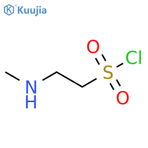Ethanesulfonyl chloride, 2-(methylamino)- structure