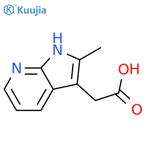 2-{2-methyl-1H-pyrrolo[2,3-b]pyridin-3-yl}acetic acid structure