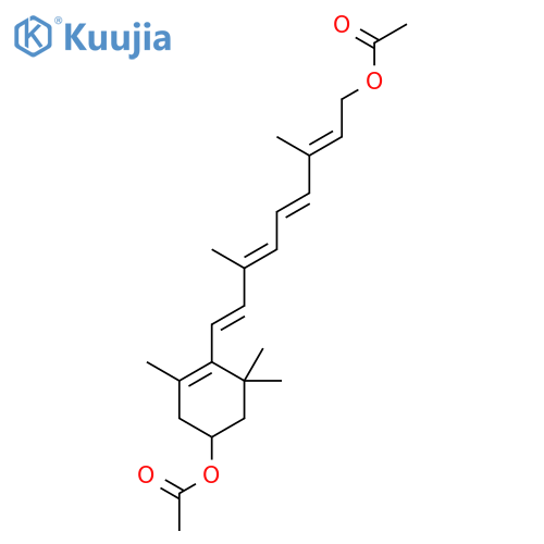 rac all-trans 3-(Acetyloxy) Retinol Acetate 90% structure