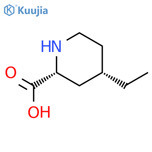 rac-(2R,4S)-4-ethylpiperidine-2-carboxylic acid structure