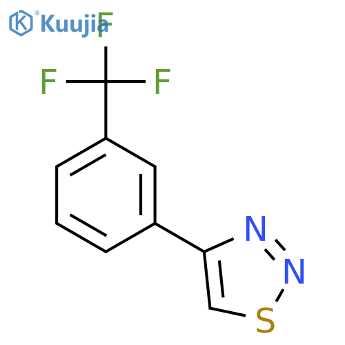 1,2,3-Thiadiazole, 4-[3-(trifluoromethyl)phenyl]- structure