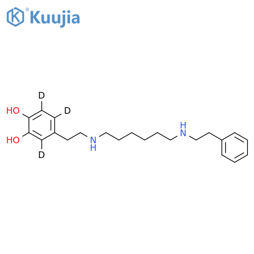 Dopexamine-d3 Hydrochloride structure