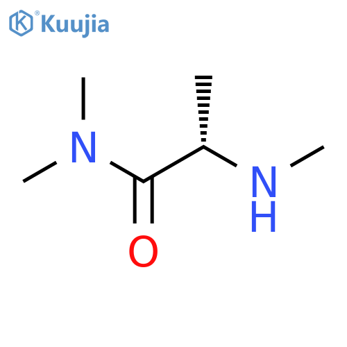 (2S)-N,N-dimethyl-2-(methylamino)propanamide structure