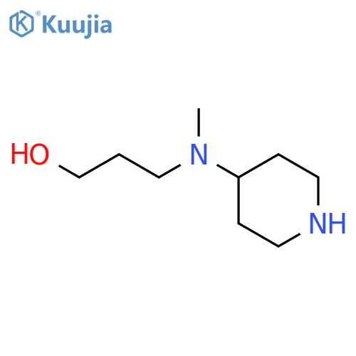 3-methyl(piperidin-4-yl)aminopropan-1-ol structure