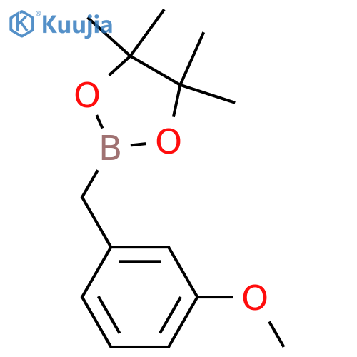 2-(3-Methoxybenzyl)-4,4,5,5-tetramethyl-1,3,2-dioxaborolane structure