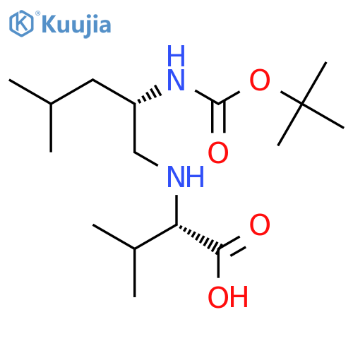 boc-leu-(r)-val-oh structure