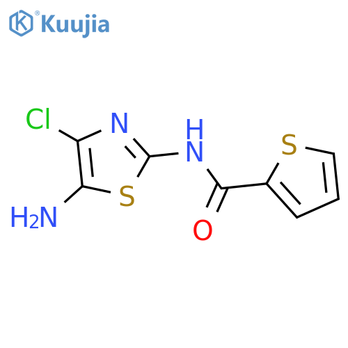 2-Thiophenecarboxamide, N-(5-amino-4-chloro-2-thiazolyl)- structure