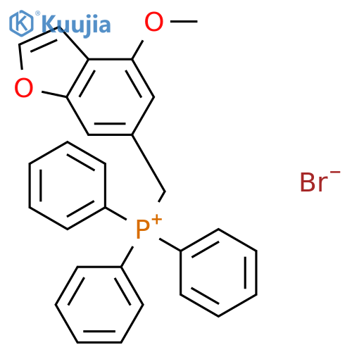 Phosphonium, [(4-methoxy-6-benzofuranyl)methyl]triphenyl-, bromide structure