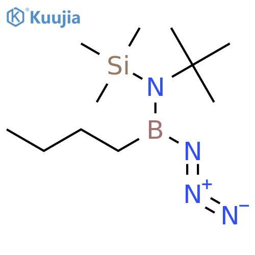 BORANAMINE, 1-AZIDO-1-BUTYL-N-(1,1-DIMETHYLETHYL)-N-(TRIMETHYLSILYL)- structure