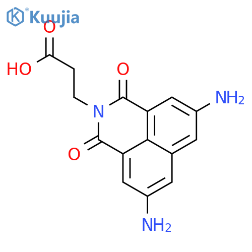 1H-BENZ[DE]ISOQUINOLINE-2(3H)-PROPANOIC ACID, 5,8-DIAMINO-1,3-DIOXO- structure