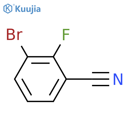 3-Bromo-2-fluorobenzonitrile structure