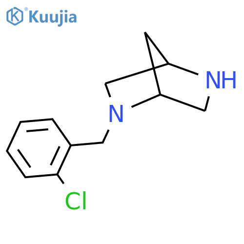 2-(2-Chlorobenzyl)-2,5-diazabicyclo[2.2.1]heptane structure