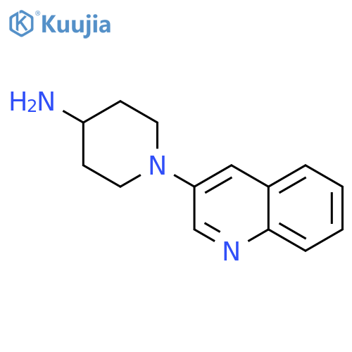 4-PIPERIDINAMINE, 1-(3-QUINOLINYL)- structure