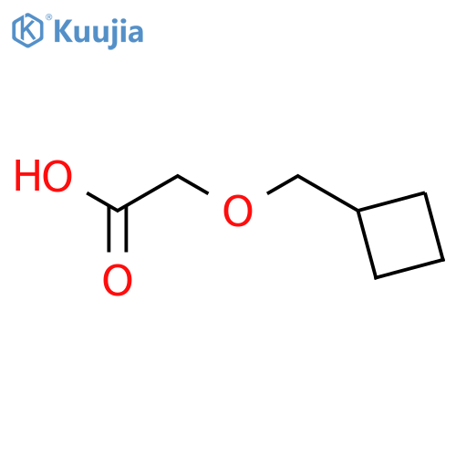 2-(cyclobutylmethoxy)acetic acid structure