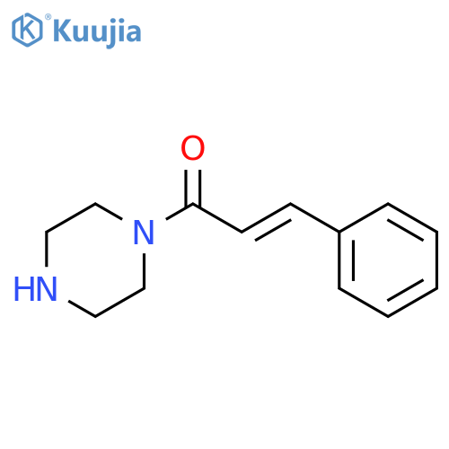 1-cinnamoylpiperazine structure