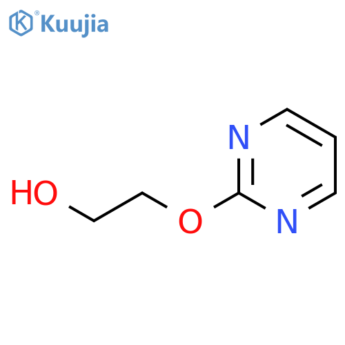 Ethanol, 2-(2-pyrimidinyloxy)- structure