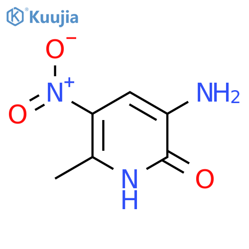 3-amino-6-methyl-5-nitro-1,2-dihydropyridin-2-one structure
