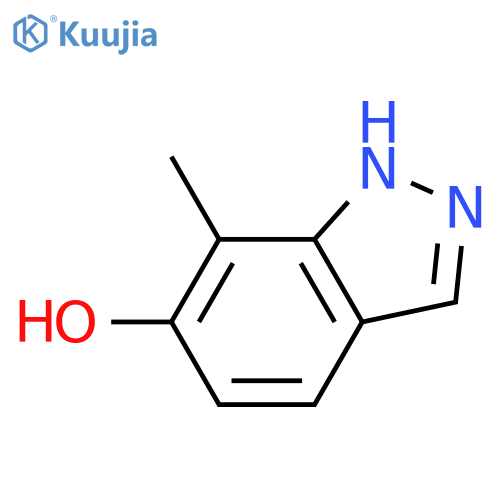 7-methyl-1H-indazol-6-ol structure