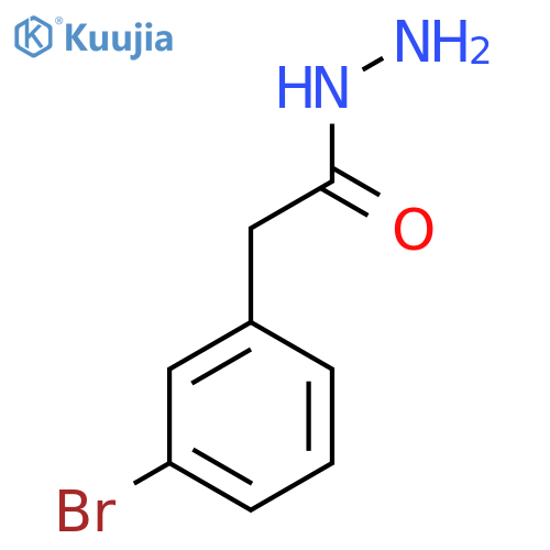 (3-Bromophenyl)acetic acid hydrazide structure