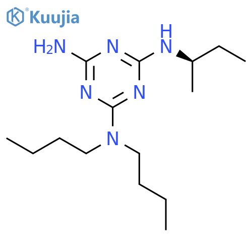 1,3,5-Triazine-2,4,6-triamine, N,N-dibutyl-N'-[(1R)-1-methylpropyl]- structure
