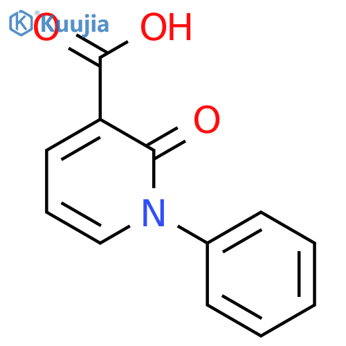 2-Oxo-1-phenyl-1,2-dihydropyridine-3-carboxylic Acid structure