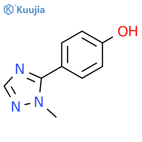 4-(1-methyl-1H-1,2,4-triazol-5-yl)phenol structure