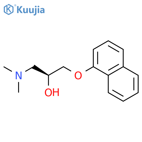2-PROPANOL, 1-(DIMETHYLAMINO)-3-(1-NAPHTHALENYLOXY)-, (S)- structure