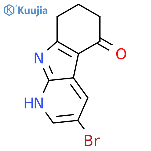 5H-Pyrido[2,3-b]indol-5-one, 3-bromo-1,6,7,8-tetrahydro- structure