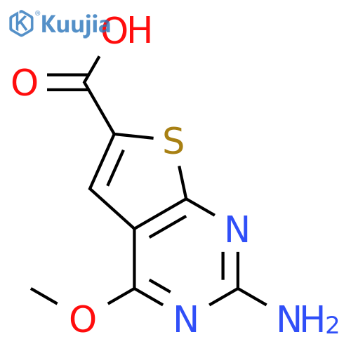 2-amino-4-methoxythieno2,3-dpyrimidine-6-carboxylic acid structure