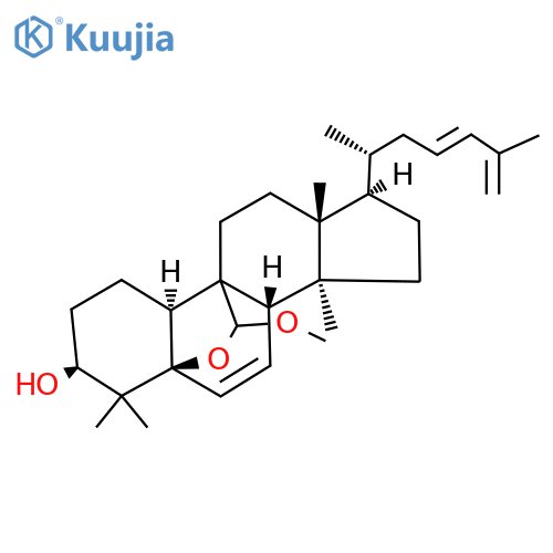 (19S,23E)-5β,19-Epoxy-19
-methoxycucurbita-6,23,25-trien-3β-ol structure