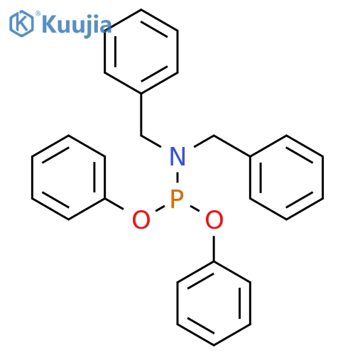 Phosphoramidous acid, bis(phenylmethyl)-, diphenyl ester structure
