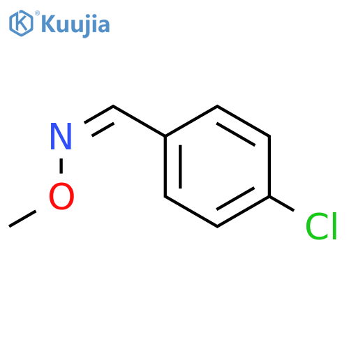 Benzaldehyde, 4-chloro-, O-methyloxime, (Z)- structure