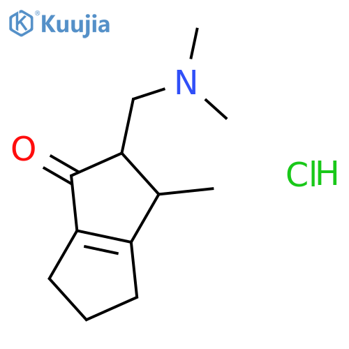 2-[(dimethylamino)methyl]-3-methyl-3,4,5,6-tetrahydropentalen-1(2H)-one hydrochloride structure