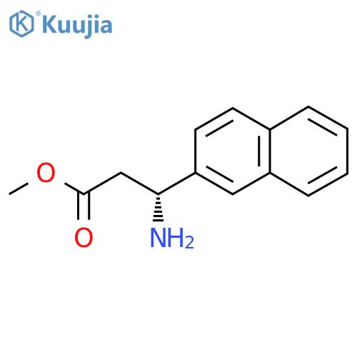 METHYL (3R)-3-AMINO-3-(2-NAPHTHYL)PROPANOATE structure