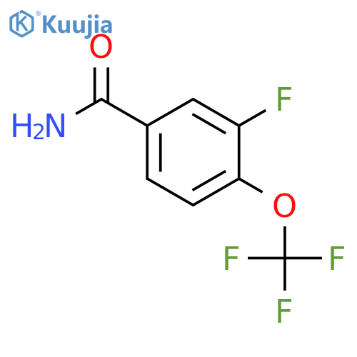 3-Fluoro-4-(trifluoromethoxy)benzamide structure