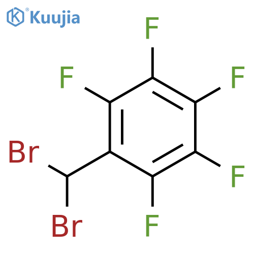 1-(dibromomethyl)-2,3,4,5,6-pentafluorobenzene structure