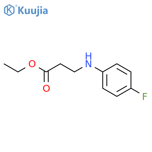 Ethyl 3-(4-Fluorophenyl)aminopropanoate structure