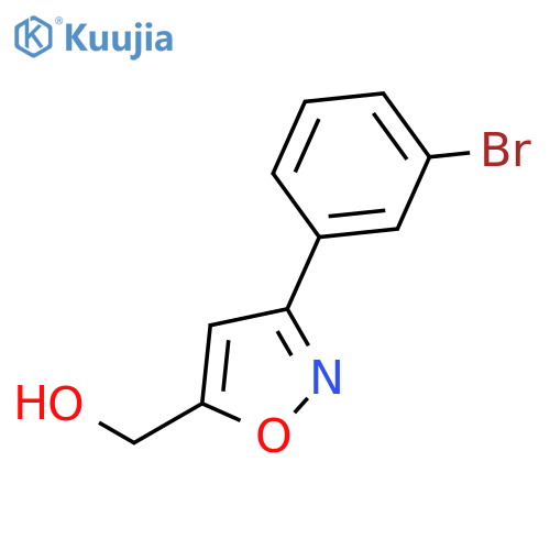 3-(3-Bromophenyl)- isoxazol-5-yl-methanol structure