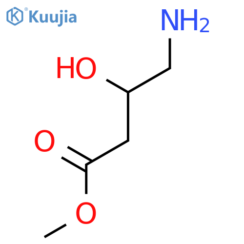 methyl (3S)-4-amino-3-hydroxybutanoate structure
