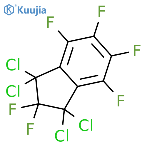 1H-Indene, 1,1,3,3-tetrachloro-2,2,4,5,6,7-hexafluoro-2,3-dihydro- structure