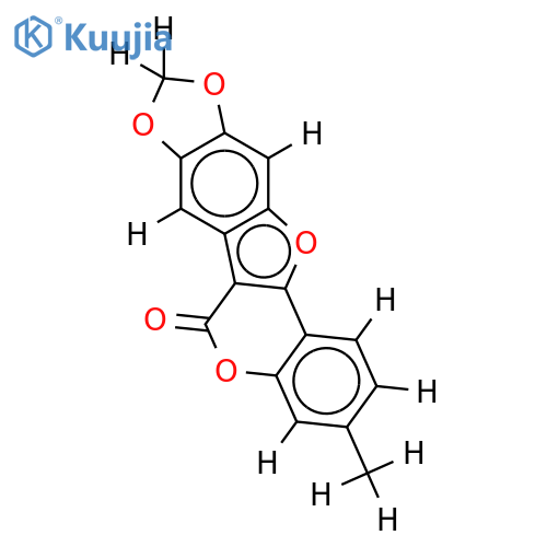 3-methyl-8,9-methylenedioxycoumestone structure