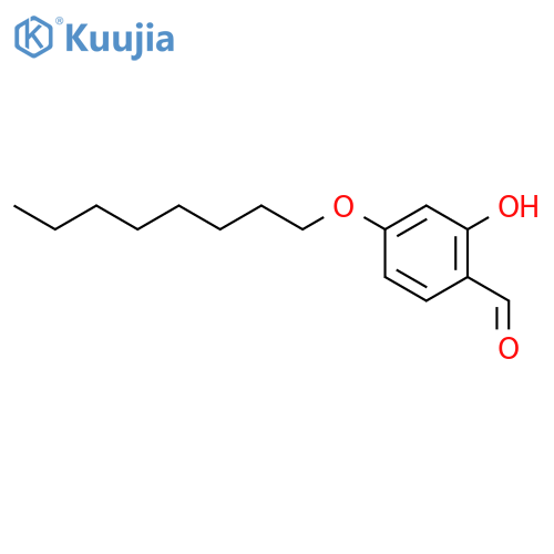 Benzaldehyde, 2-hydroxy-4-(octyloxy)- structure
