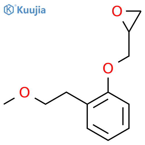Oxirane, [[2-(2-methoxyethyl)phenoxy]methyl]- structure