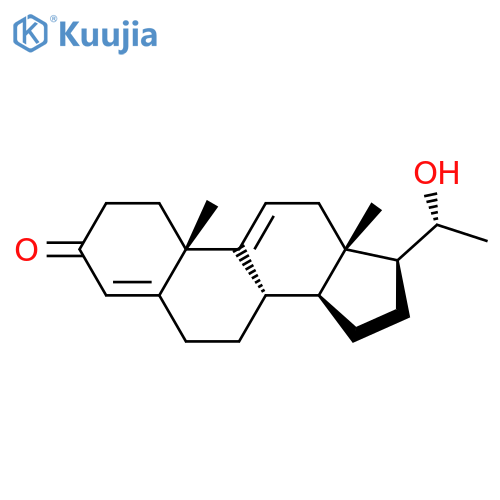 Pregna-4,9(11)-dien-3-one, 20-hydroxy-, (20R)- structure